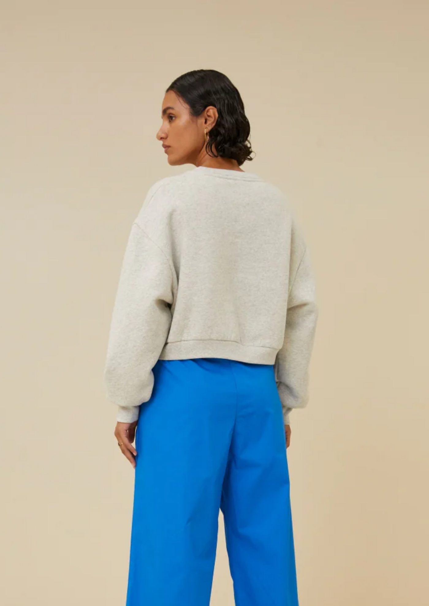 By Bar | Maeve Sweater Light Grey Melee
