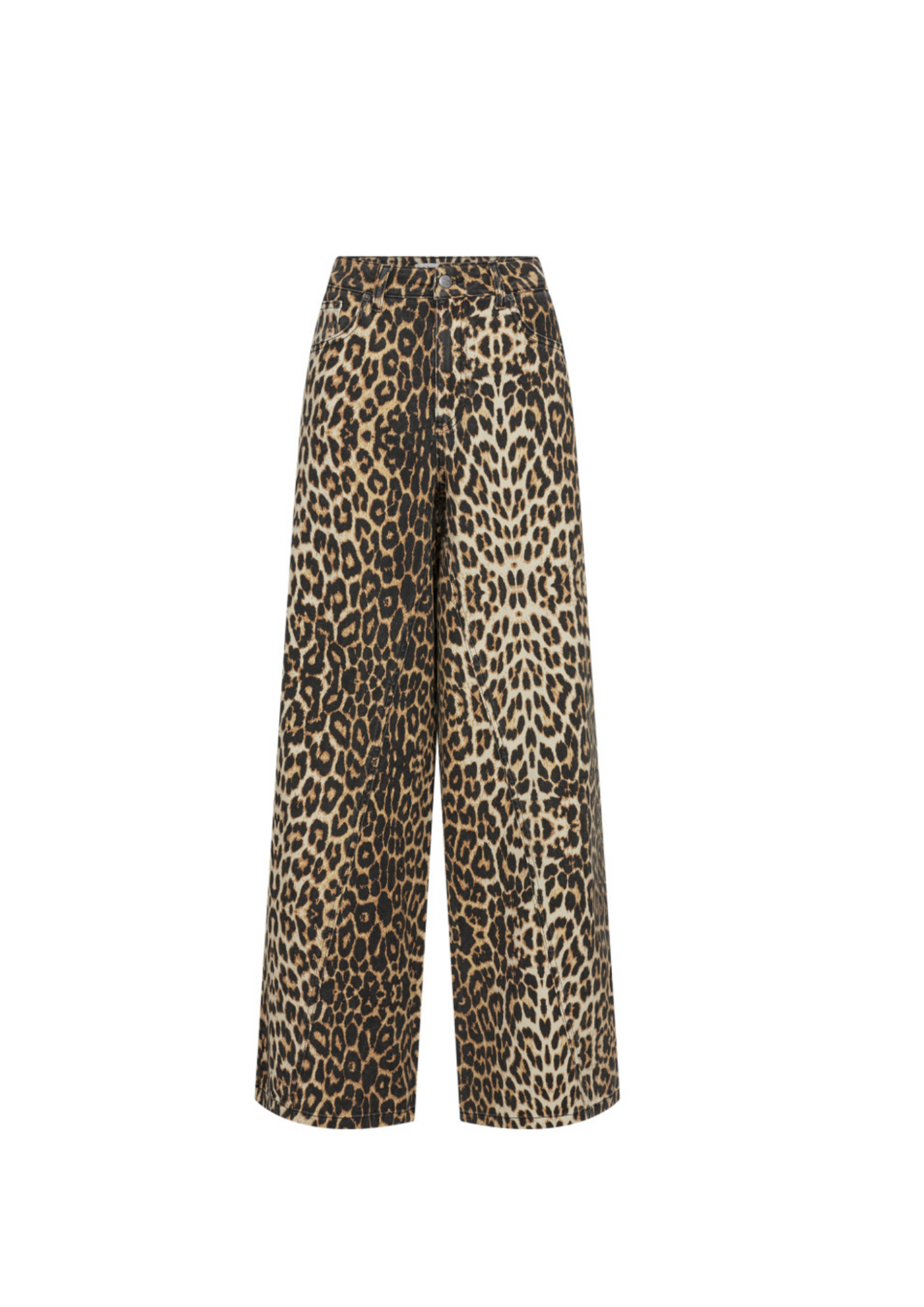 Co' Couture | LeoCC Denim Panel Pants Khaki lengte tot 1.75cm