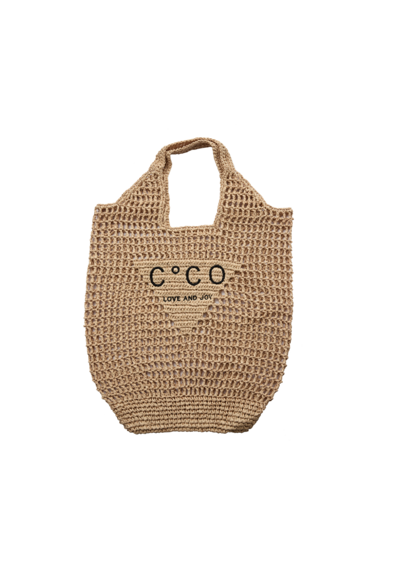 Co' Couture |  CocoCC Straw Tote Bag Straw