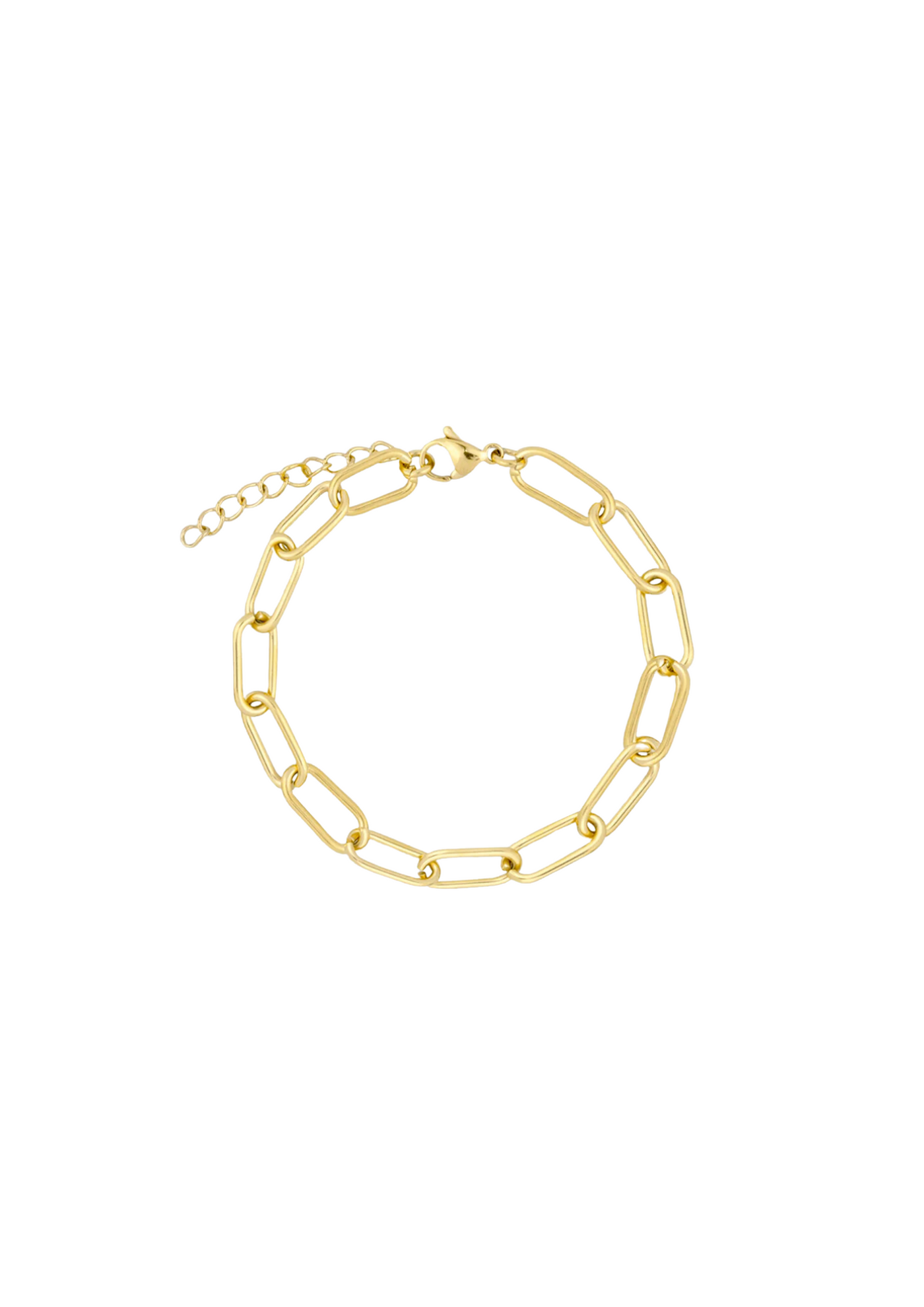 Xzota | Big Chain Square Bracelet Goud