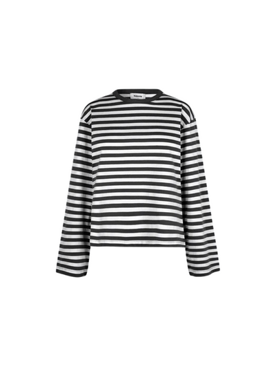 Modström | HellenMD LS Stripe T-shirt Black and White
