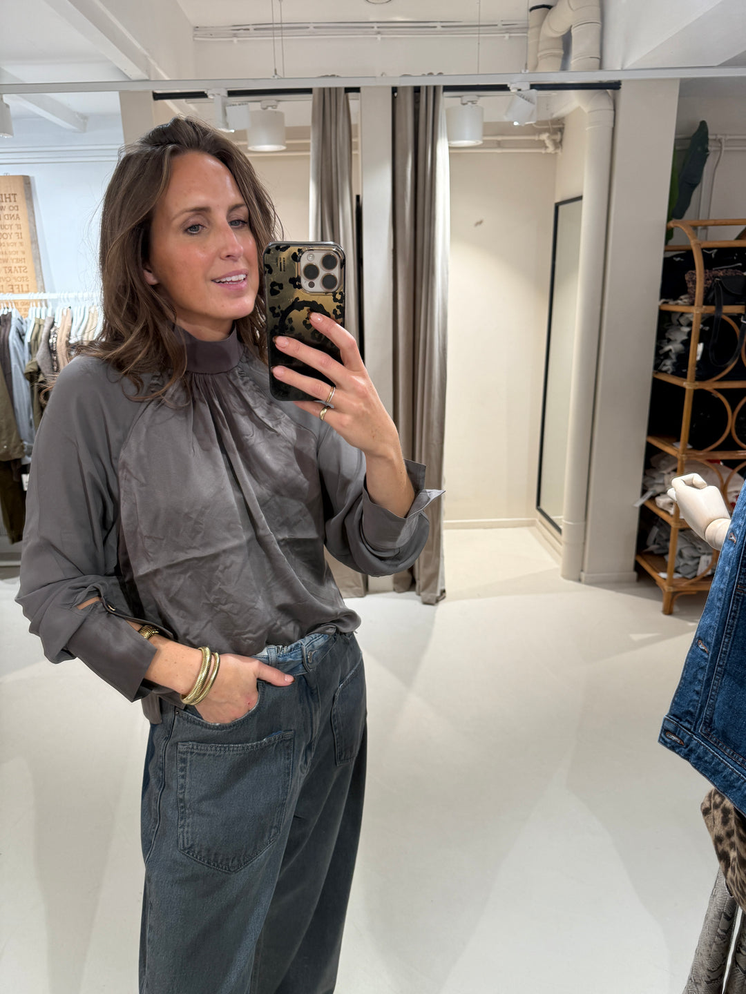 Dante6 | Estela Silk Mixed Top