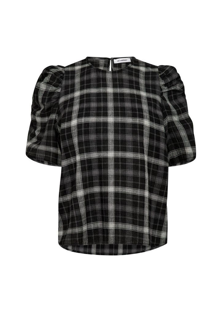 Co' Couture | SallyCC Check SS Blouse