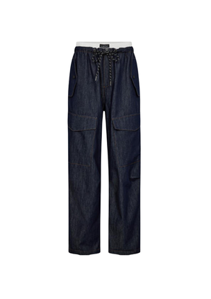 Haute L'Amitié | Denim Cargo Pull On Tall T