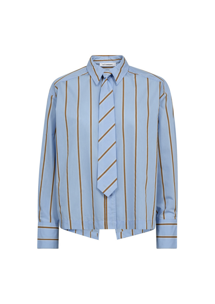 Co' Couture | AmoraCC Stripe Tie Shirt