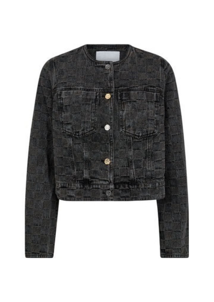 Haute L'Amitié | Square Denim Crop Jacket