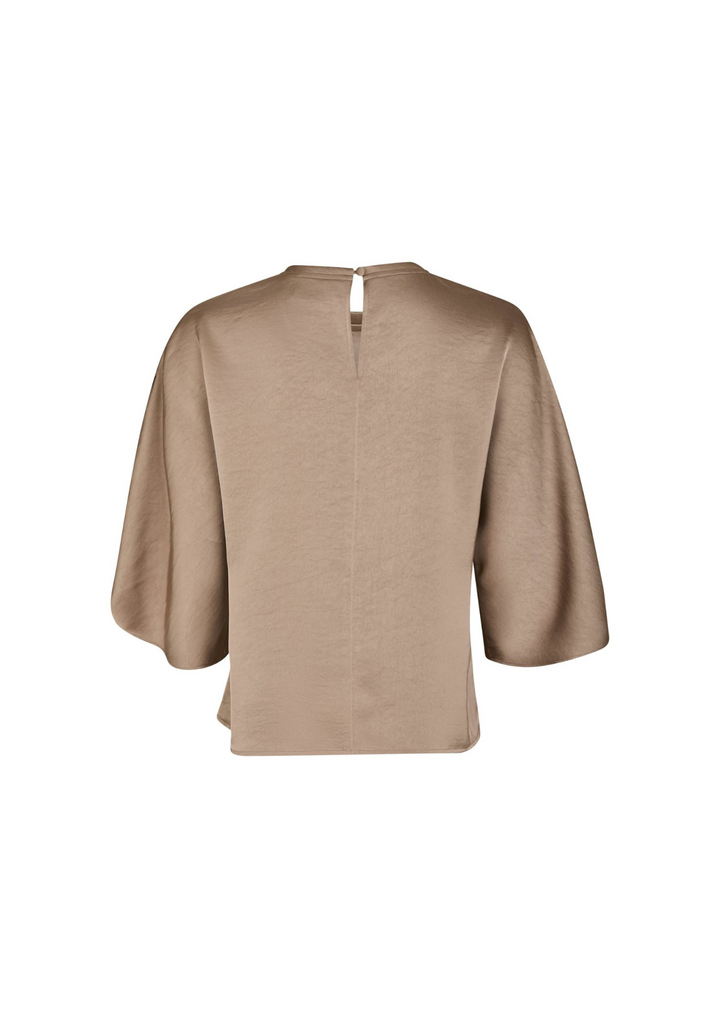 Neo Noir | Liora Heavy Sateen Blouse 3.0