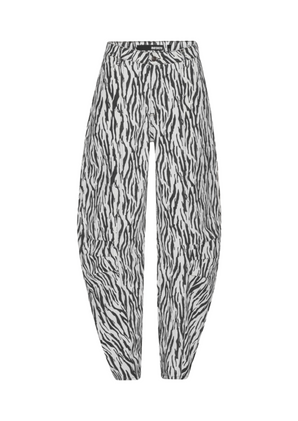 Rotate | Printed Twill Cargo Pants