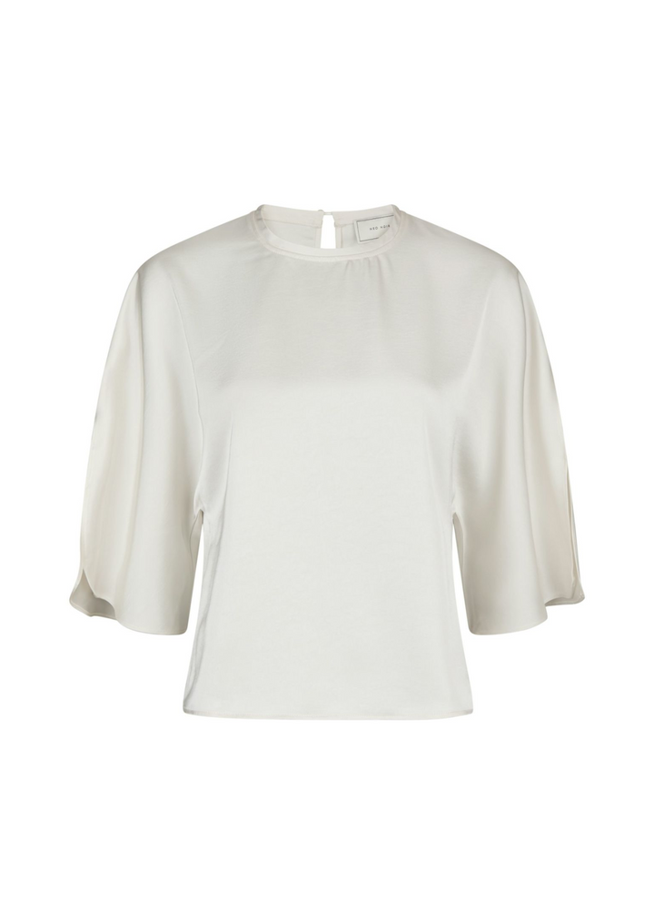Neo Noir | Liora Heavy Sateen Blouse