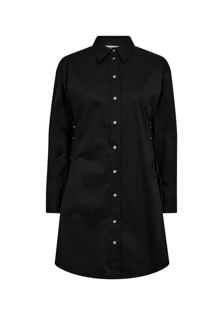 Co' Couture | PoppyCC Eyelet Tie Shirt Dress