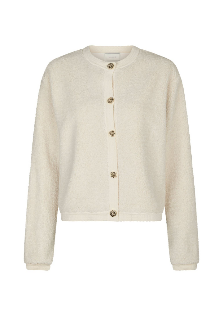 Neo Noir | Limo Fluffy Knit Cardigan