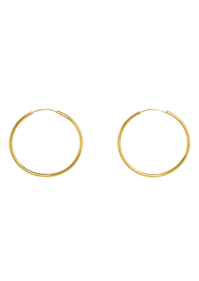 By Bar | Round Earring M Gold