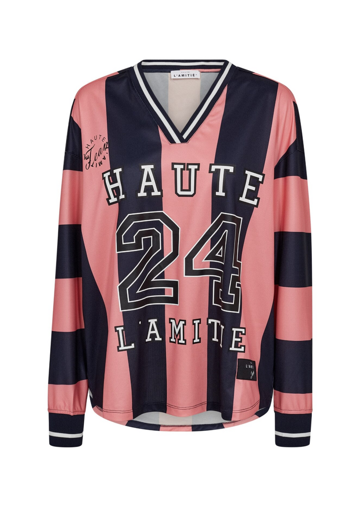 Haute L'Amitié | Stripe Football Blouse