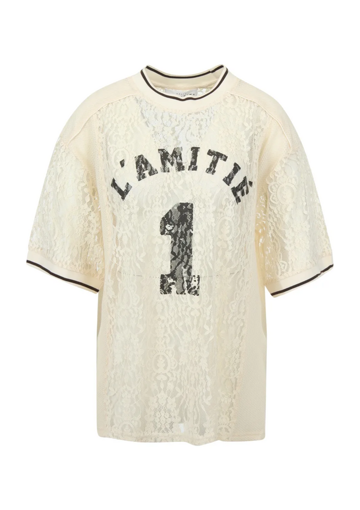 Haute L'Amitié | Lace Football Tee