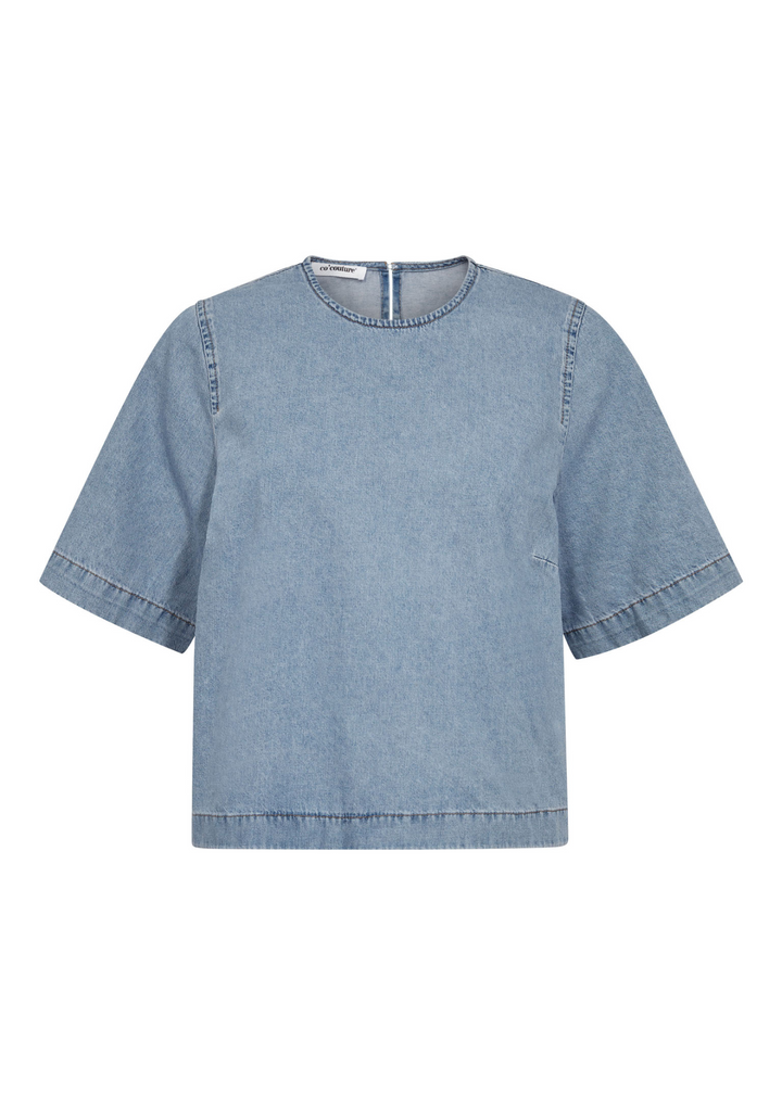 Co' Couture | CindyCC Denim Blouse