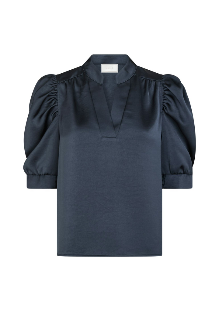 Neo Noir | Roella Heavy Sateen Blouse