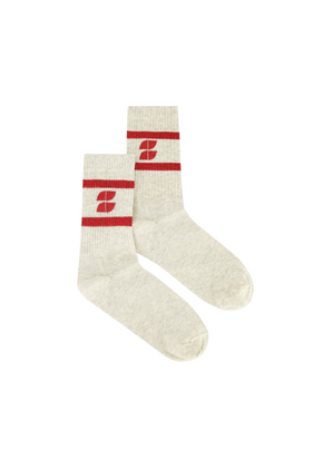 By Bar | Logo Sparkle Grey Socks