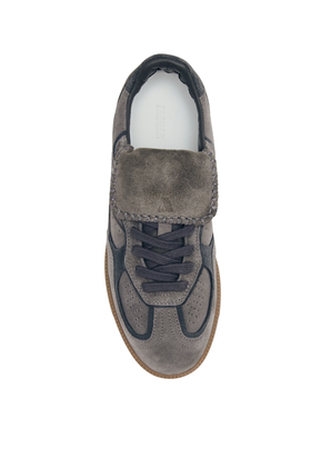 Alohas |Tb.490 Club Suede Dark Grey Leather Sneakers