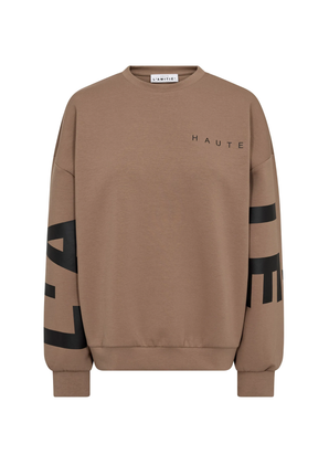 Haute L'Amitié | Maxi Split Logo Sweat