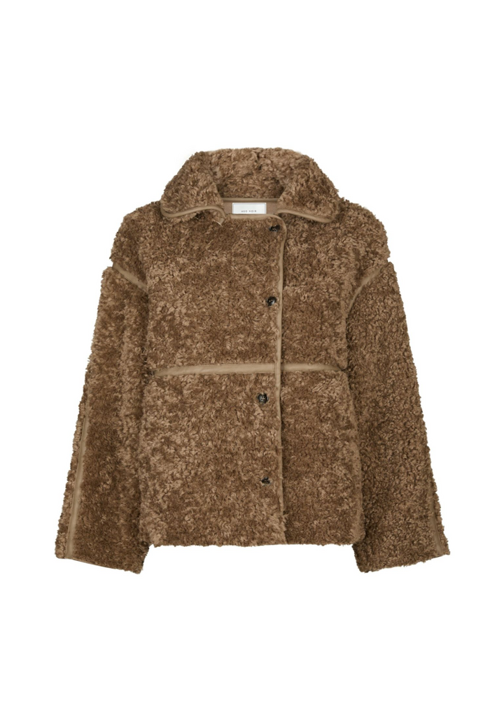 Neo Noir | Castor Faux Fur Jacket