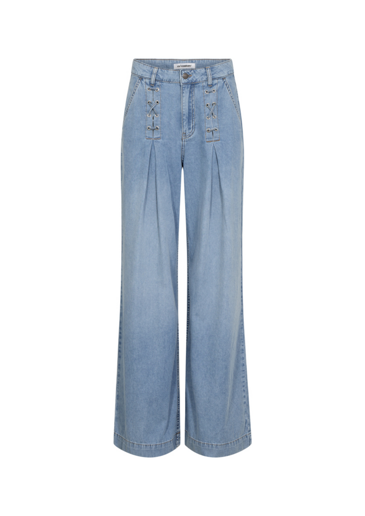 Co' Couture | CindyCC Eyelet Wide LL Jeans