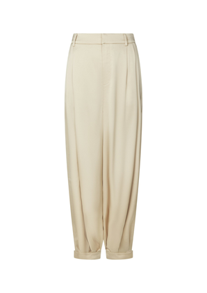Neo Noir | Fayla Drapy Satin Balloon Pants