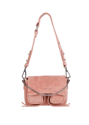 Neuville Bags | Max Mini Suede Blush
