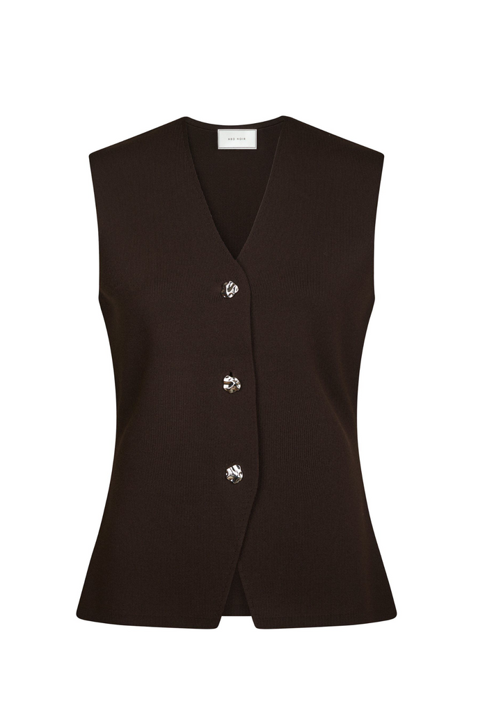Neo Noir | Sway Smooth Knit Waistcoat