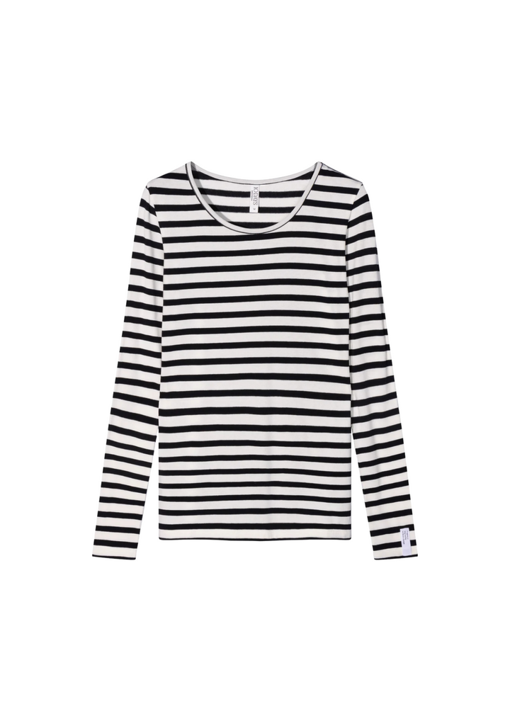 10 Days | Long Sleeve Tee Modal Stripes