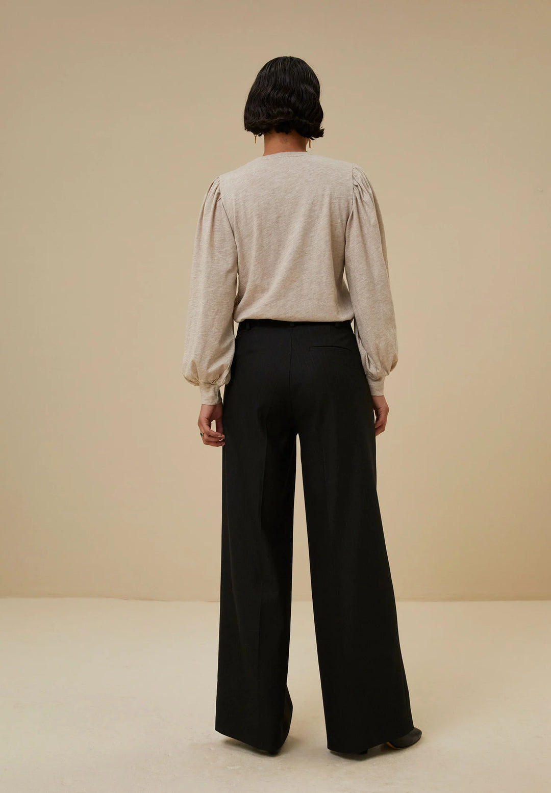 By Bar | Roan Herringbone Pant Black