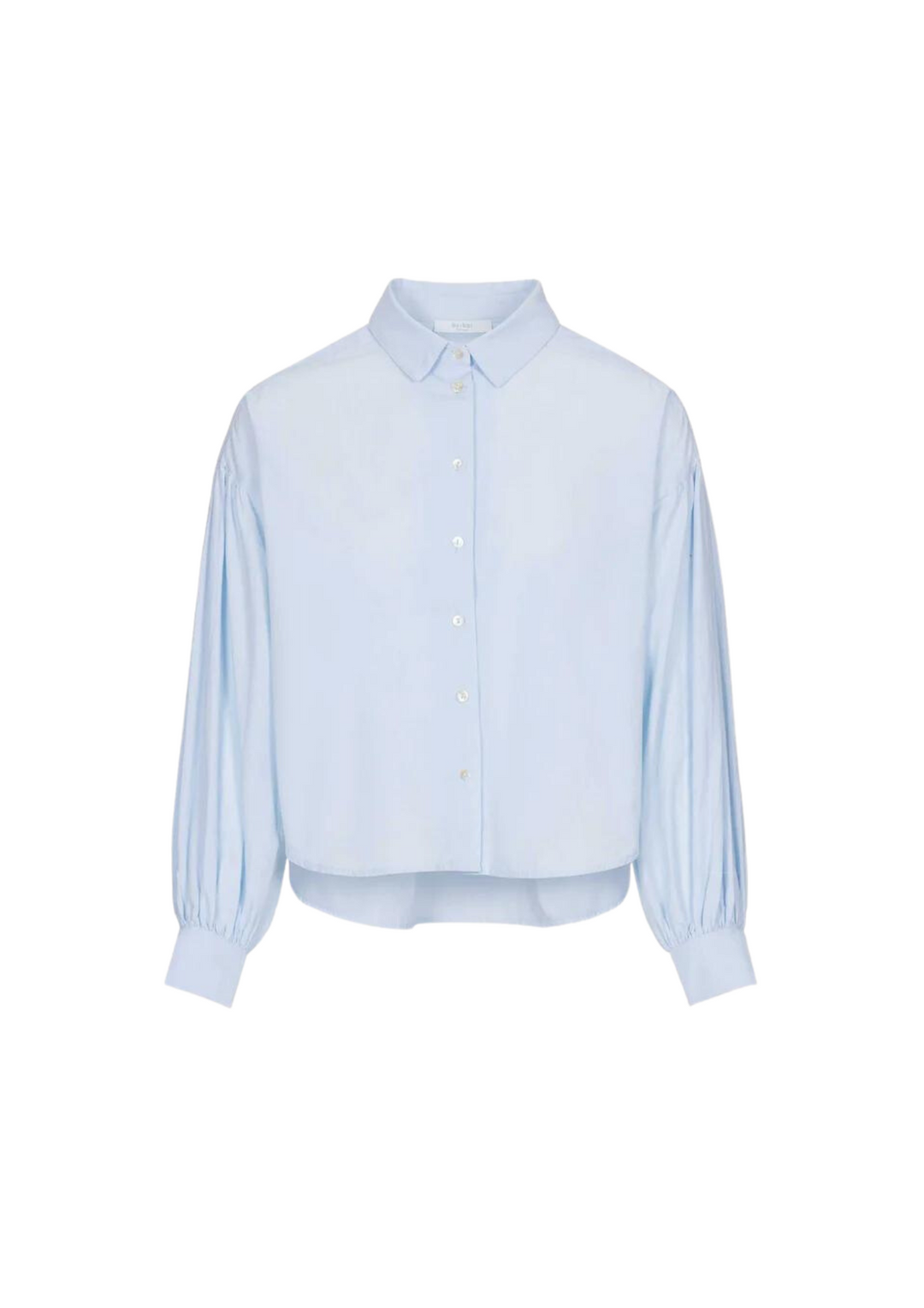 By Bar | Sarah Short Chambray Blouse Light Blue