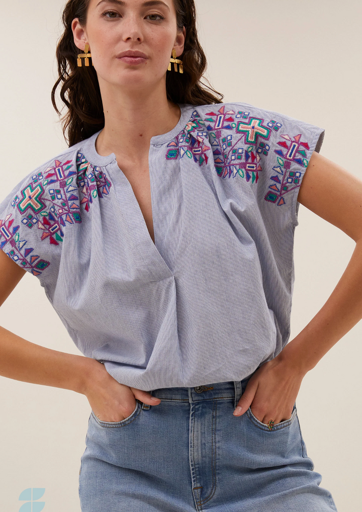 By Bar | Amie Embroidery Blouse