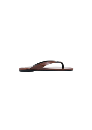 Alohas | Ola Rift Brown Leather Sandals
