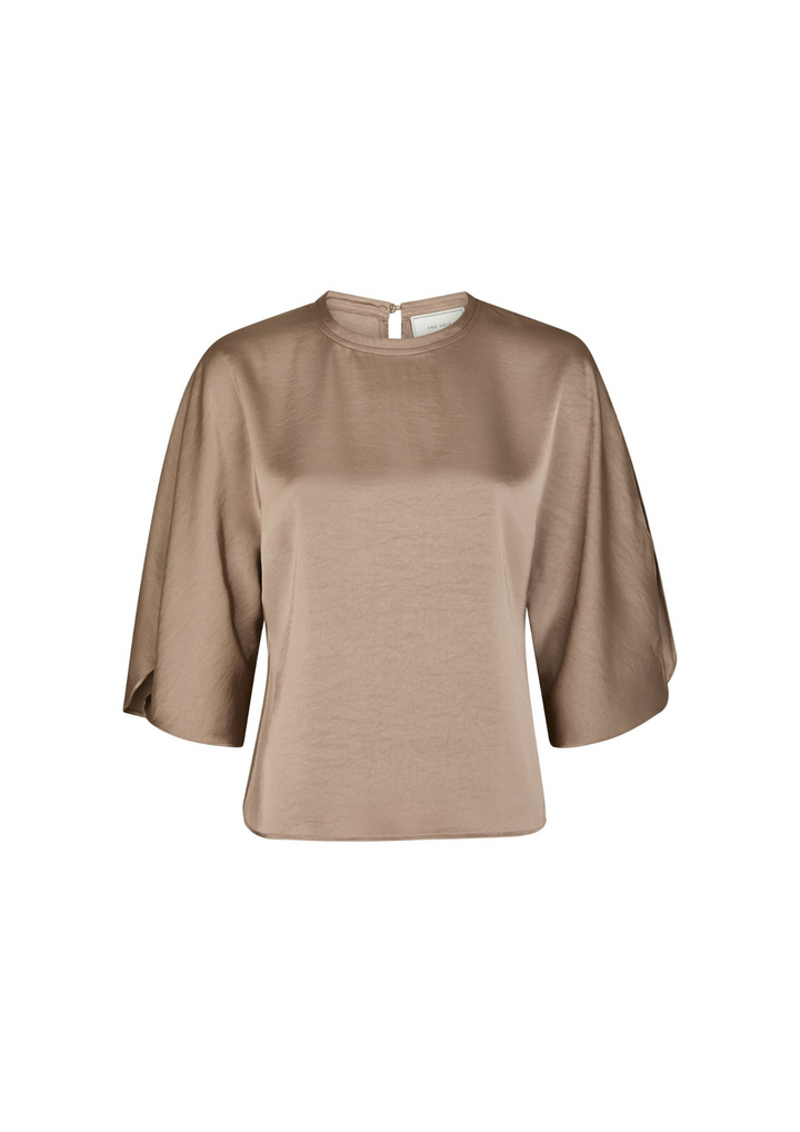 Neo Noir | Liora Heavy Sateen Blouse 3.0