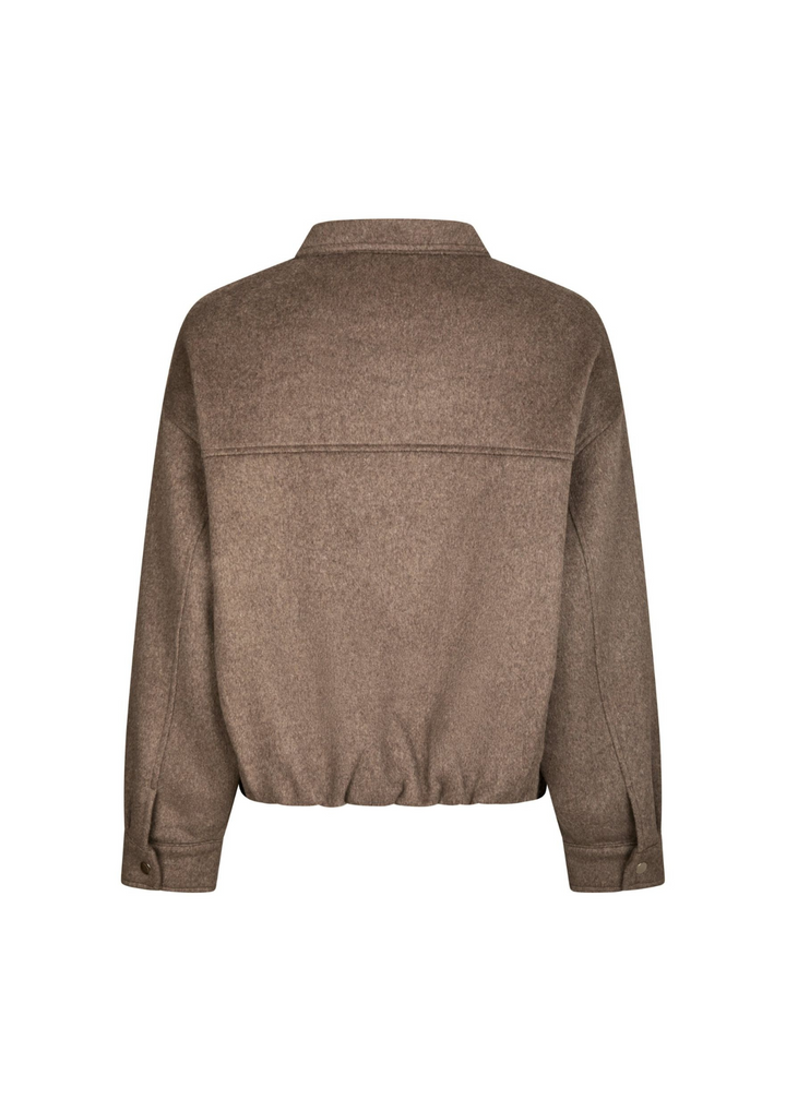 Neo Noir | Florine Wool Bomber Jacket