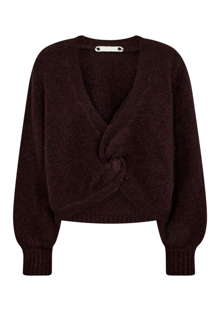Co' Couture |  CozyCC Twist Back Knit
