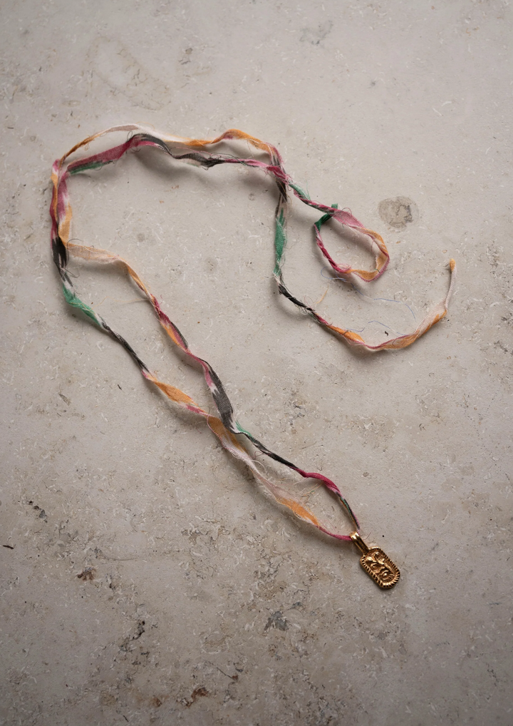 By Bar | Varanasi Necklace Summer Ikat Print