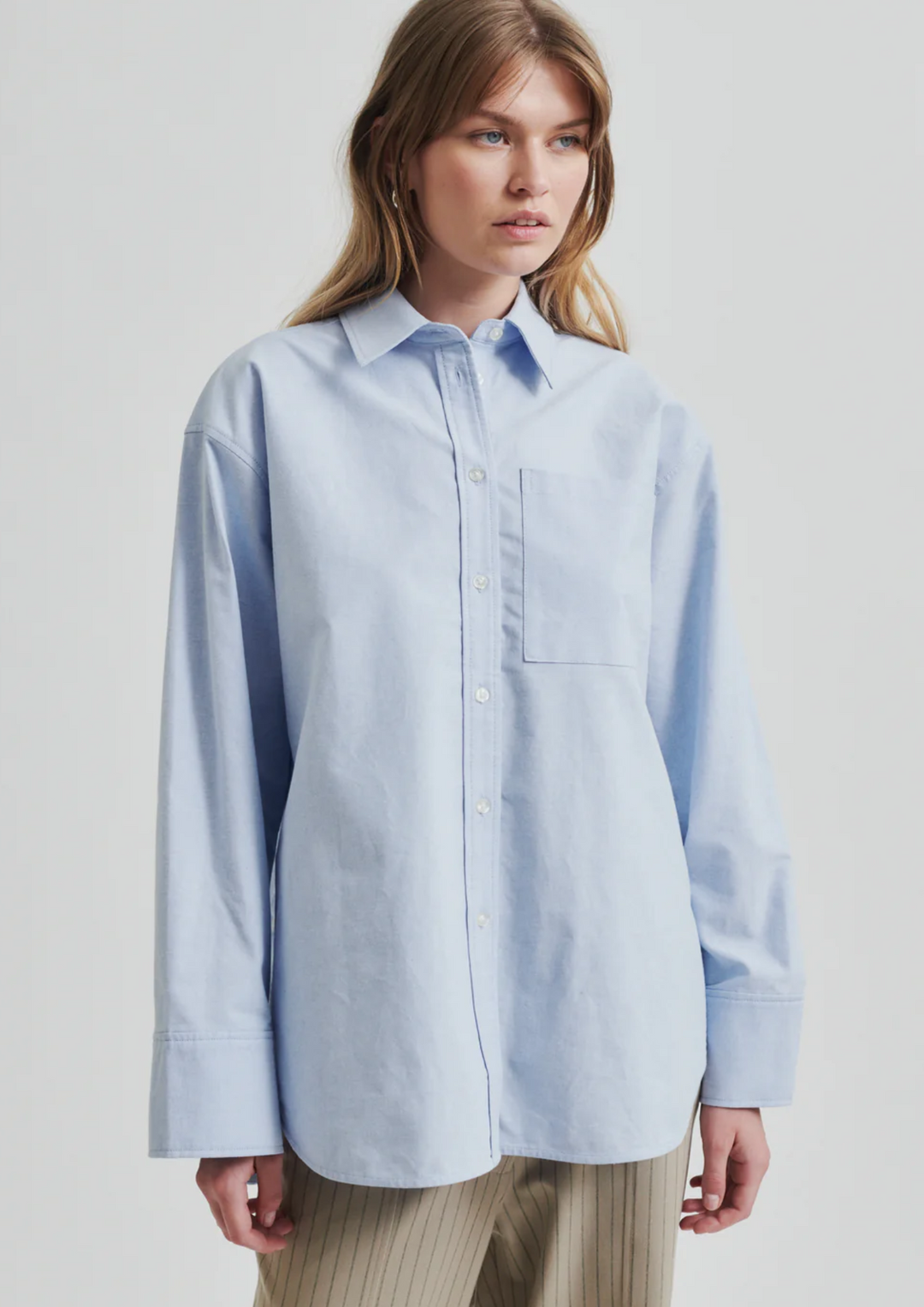 Second Female | Baulo Shirt Cashmere Blue