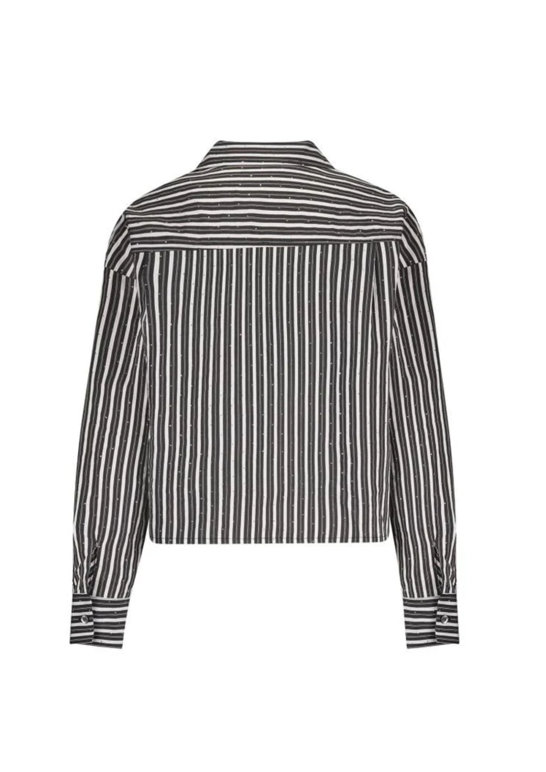 Nukus |Tessa Blouse Strass/ Offwhite/Black