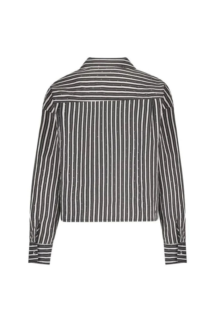 Nukus |Tessa Blouse Strass/ Offwhite/Black