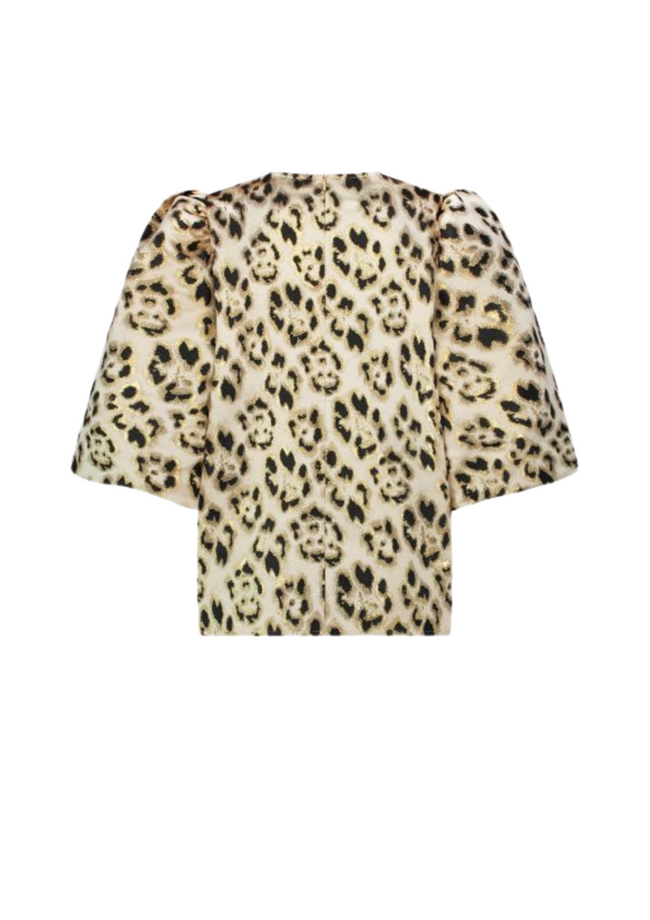 Nukus | Delilah Blouse Panter Gold