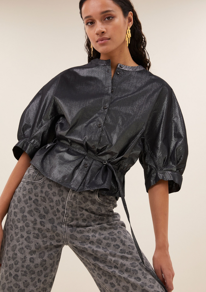 By Bar | Christi Silver Blouse