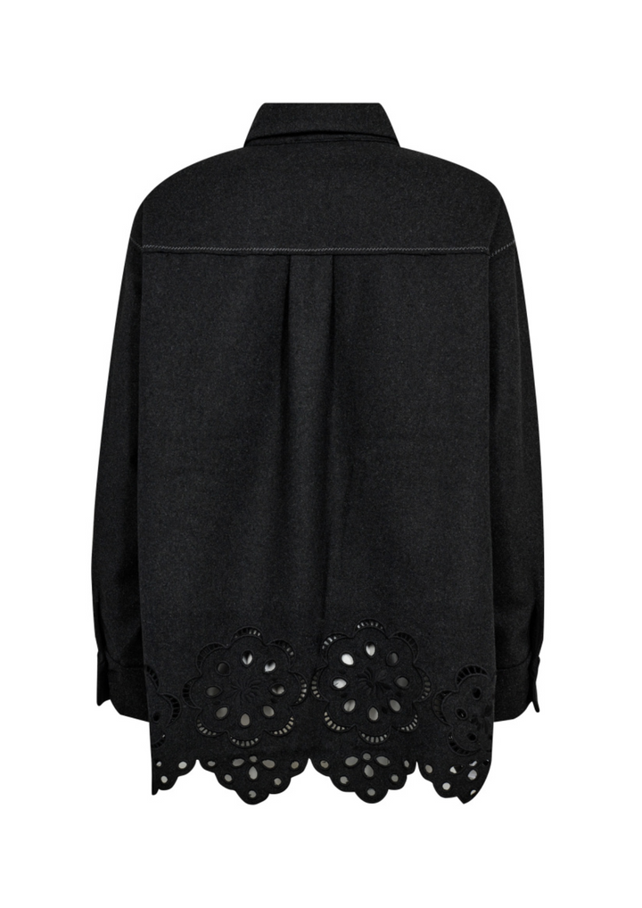 Co' Couture | WarrenCC Wool Embroidery Shirt