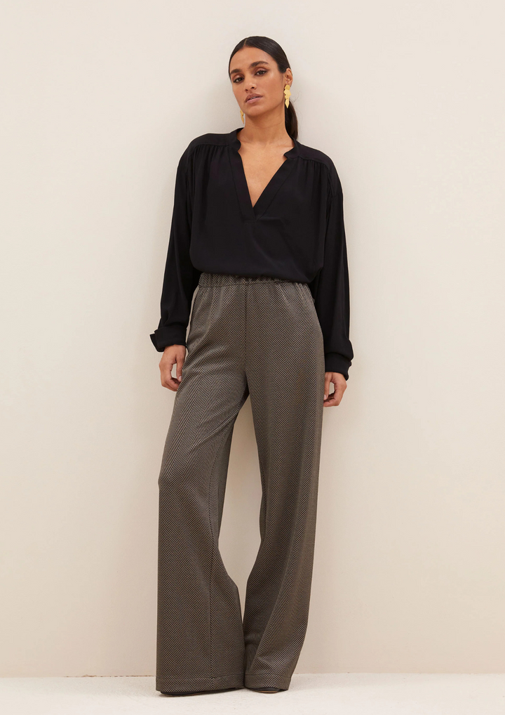 By Bar | Lissa Herringbone Pants