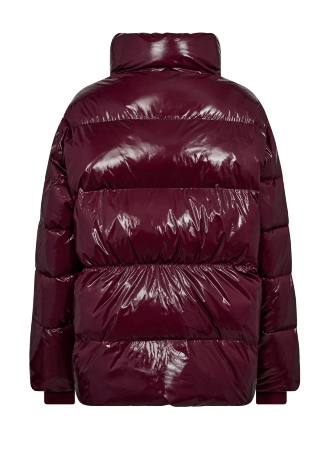 Co' Couture |  GlossyCC Puffer Jacket Plum