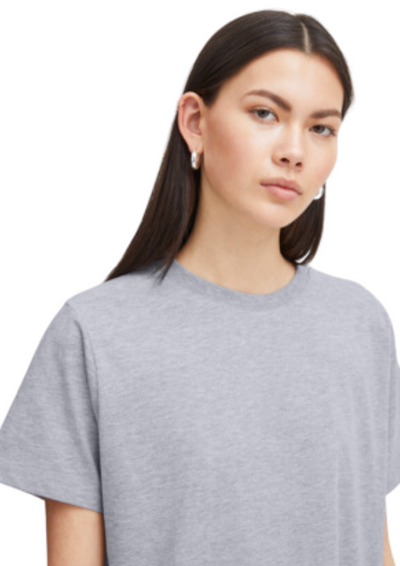 Ichi | Palmer Loose T-Shirt Grey Melange