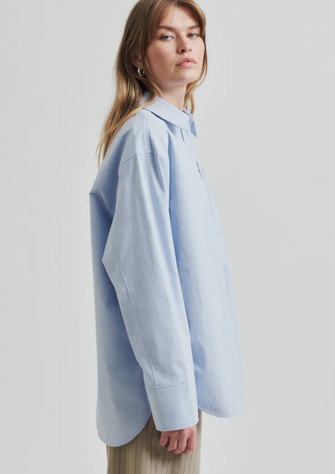 Second Female | Baulo Shirt Cashmere Blue