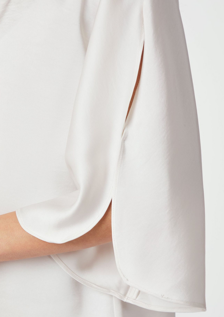Neo Noir | Liora Heavy Sateen Blouse