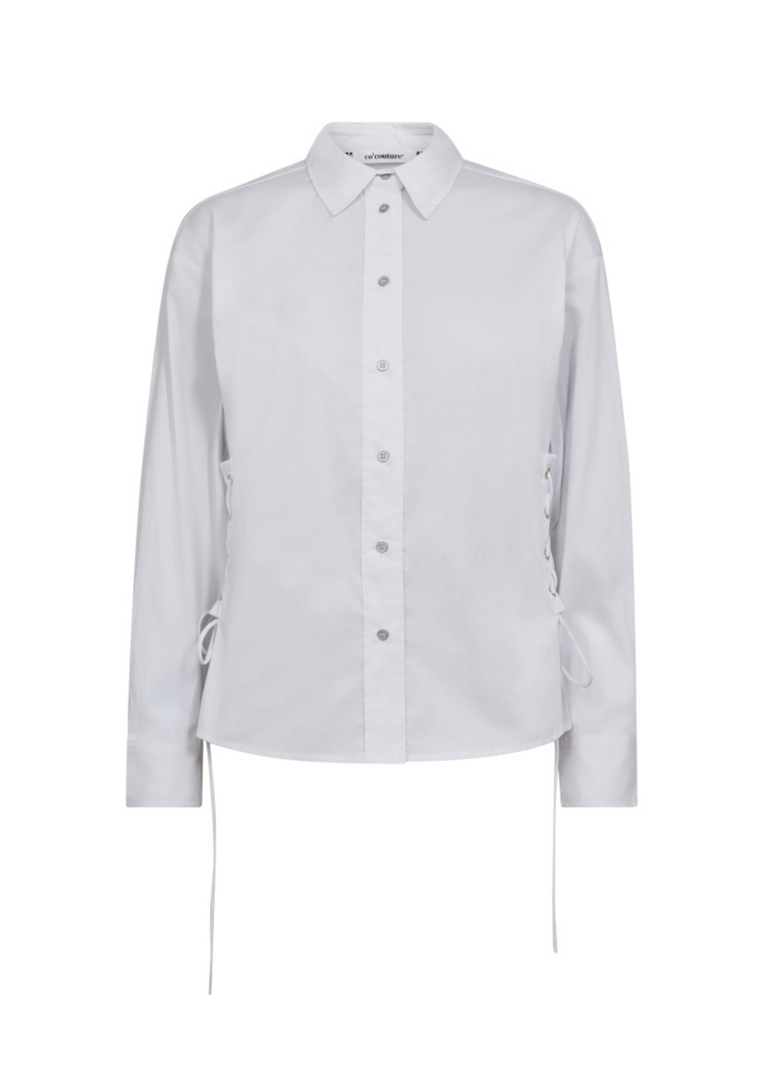 Co' Couture | PoppyCC Eyelet Tie Shirt
