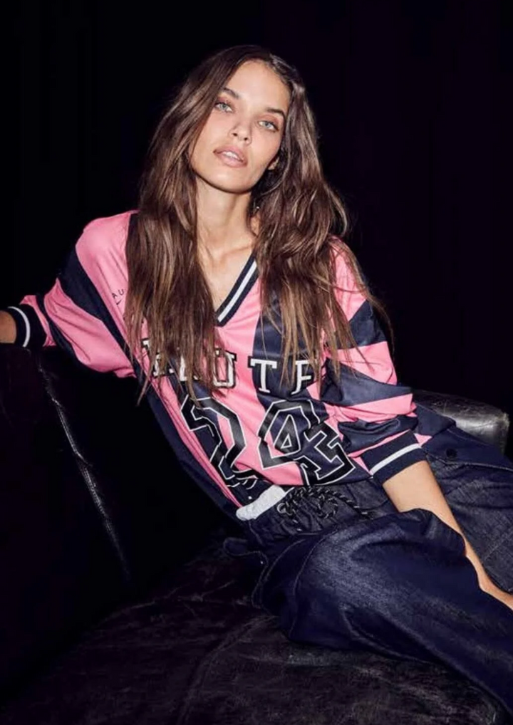 Haute L'Amitié | Stripe Football Blouse